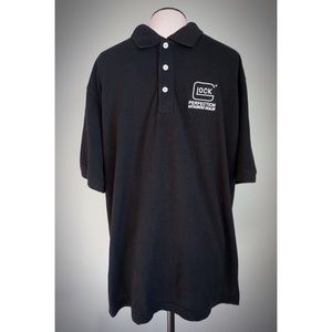 GLOCK Perfection Black Collared Polo Shirt